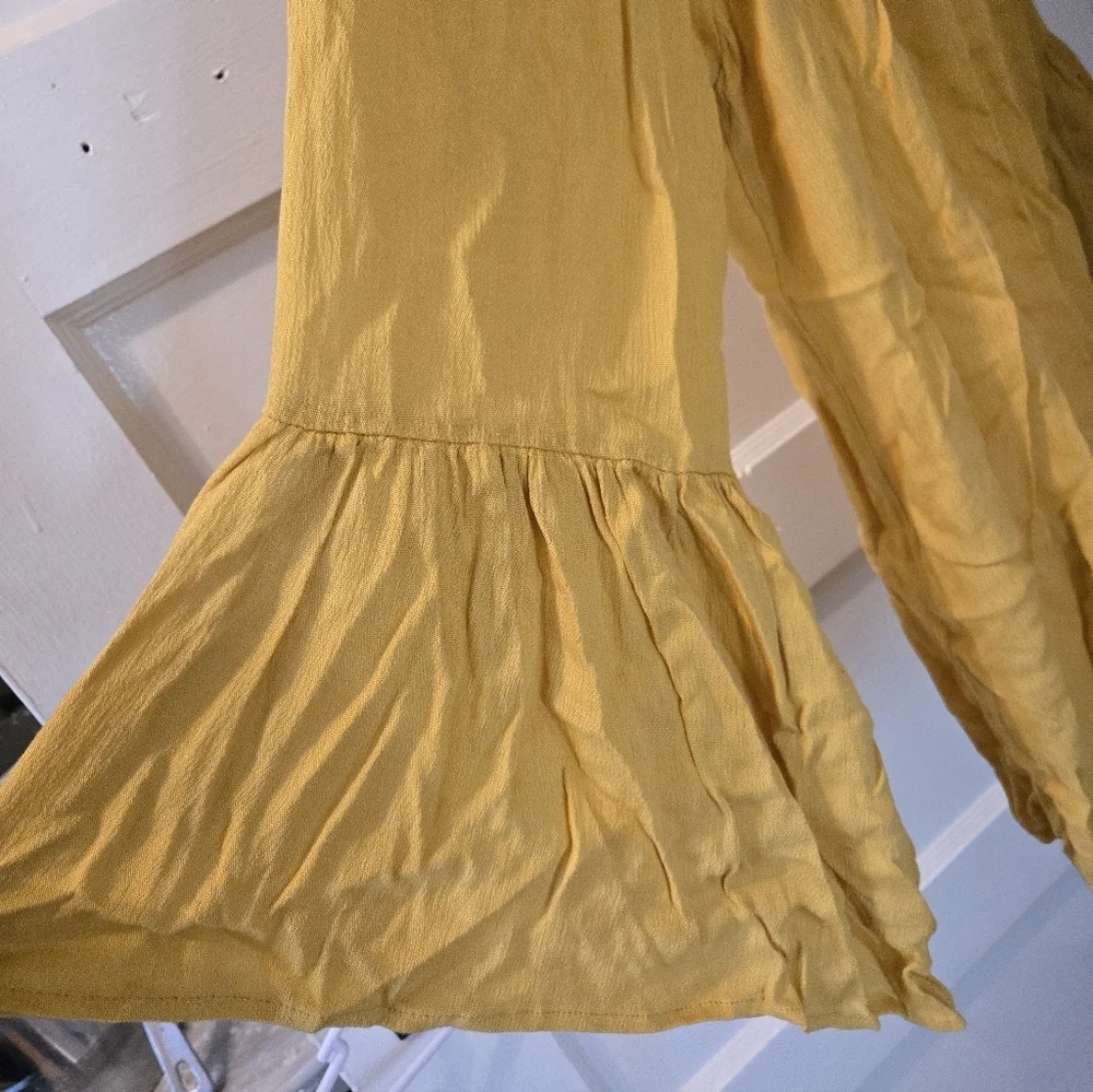 Flowy Yellow Blouse